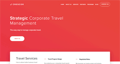 Desktop Screenshot of crescortravel.com