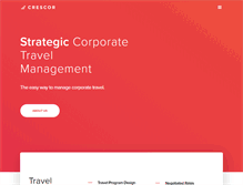 Tablet Screenshot of crescortravel.com